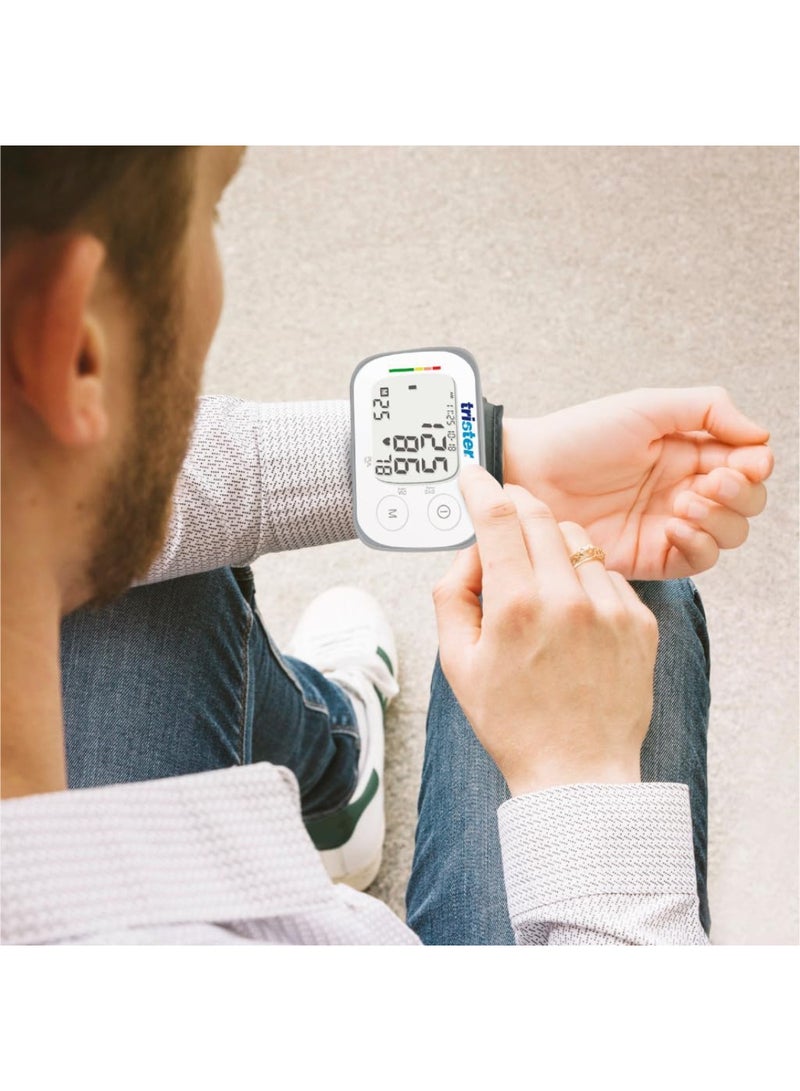 trister Renewed - Trister Digital Wrist Blood Pressure Monitor TS 315BPW with Storage Case and Batteries - Image 2